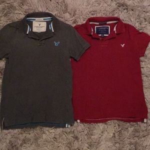 Two Men American Eagle Polos 
Both Sizes XSmall